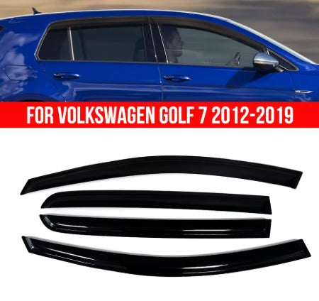 Per Volkswagen Golf 7 2012-2019 Deflettori d'aria anteriori e posteriori 4 pezzi/set