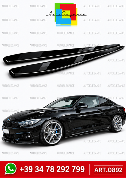 ART. 0892 SOTTO MINIGONNE BMW  F30 F31 F32 F33 F36 NERO LUCIDO