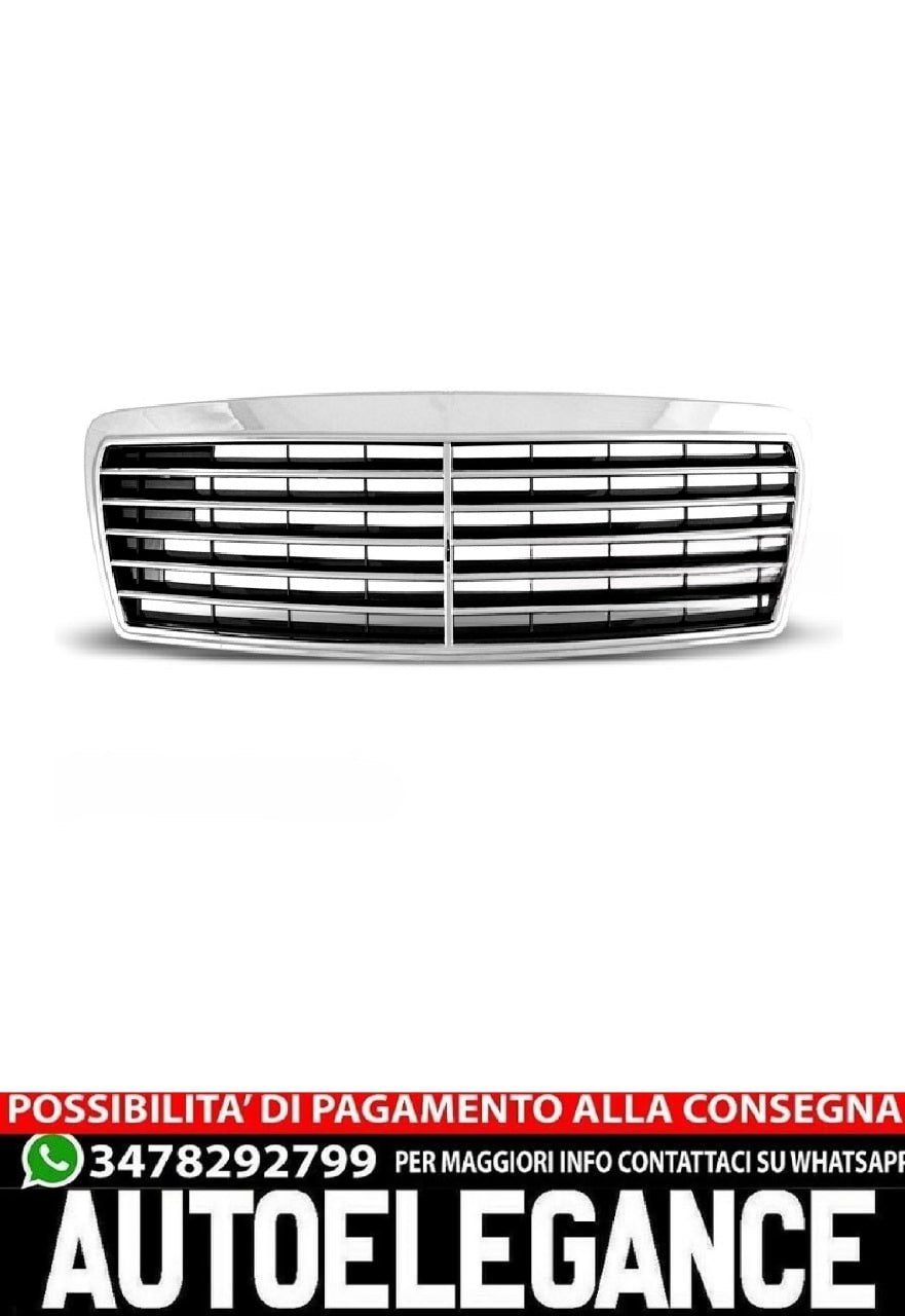 CHROME GRILLE SUITABLE FOR MERCEDES W210 E-Class 95-05.99 
