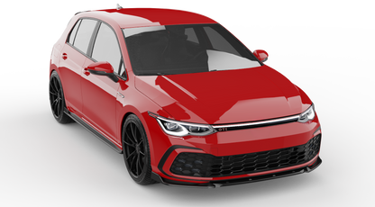 4566 ⭐Minigonne laterali adatte per Volkswagen Golf Mk8 GTI GTD R-Line 20–24⭐