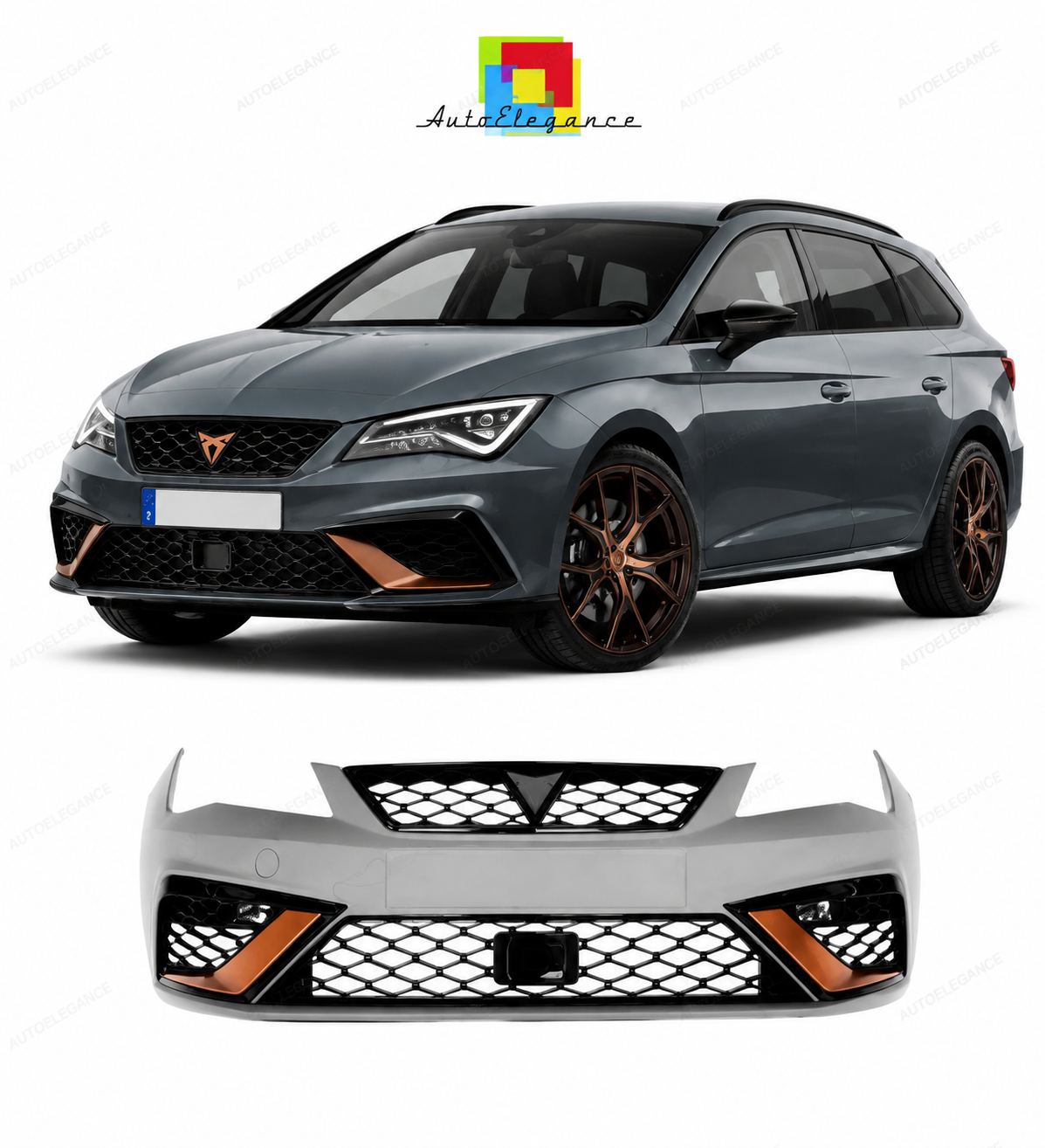 💕PARAURTI ANTERIORE SEAT LEON CUPRA R 17-20💕
