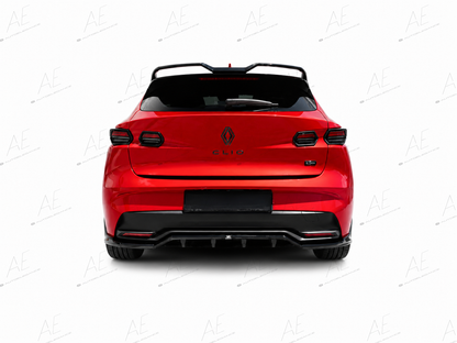 💕ART.10126 SPLITTER POSTRIORI  Renault Clio Mk6 NERO LUCIDO💕