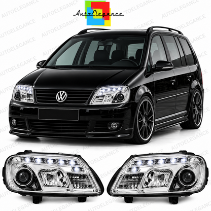 ART.6525 FARI ANTERIORI ADATTO PER  VW TOURAN / CADDY 2003-2006