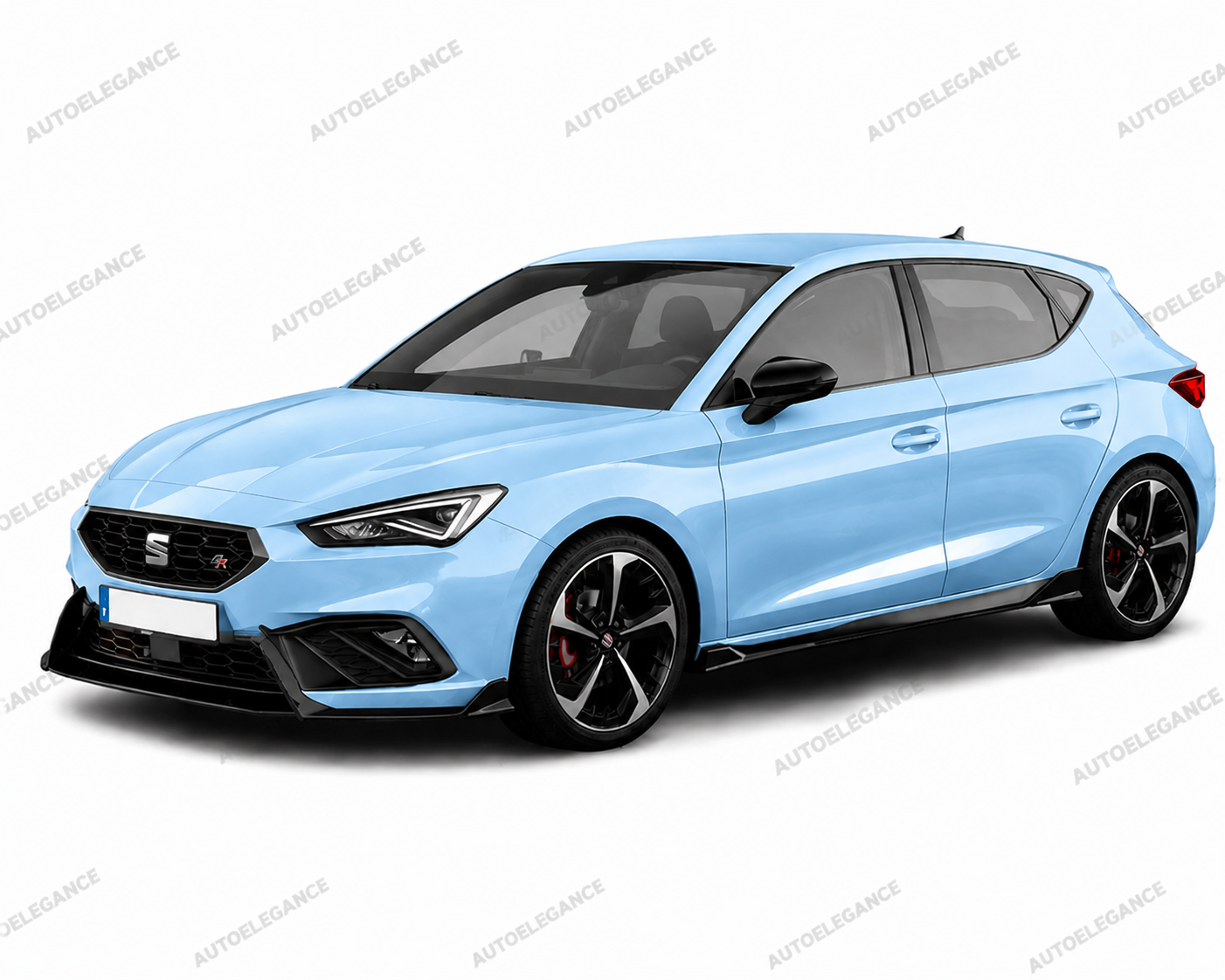 💫ART. 0272 Sotto Minigonne Nero Lucido per SEAT IBIZA 5 2017+💫