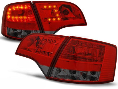 💫 ART.6022 Fanali posteriori LED rosso/fumé adatti per Audi A4 B7 Avant 11.2004–03.2008 💫