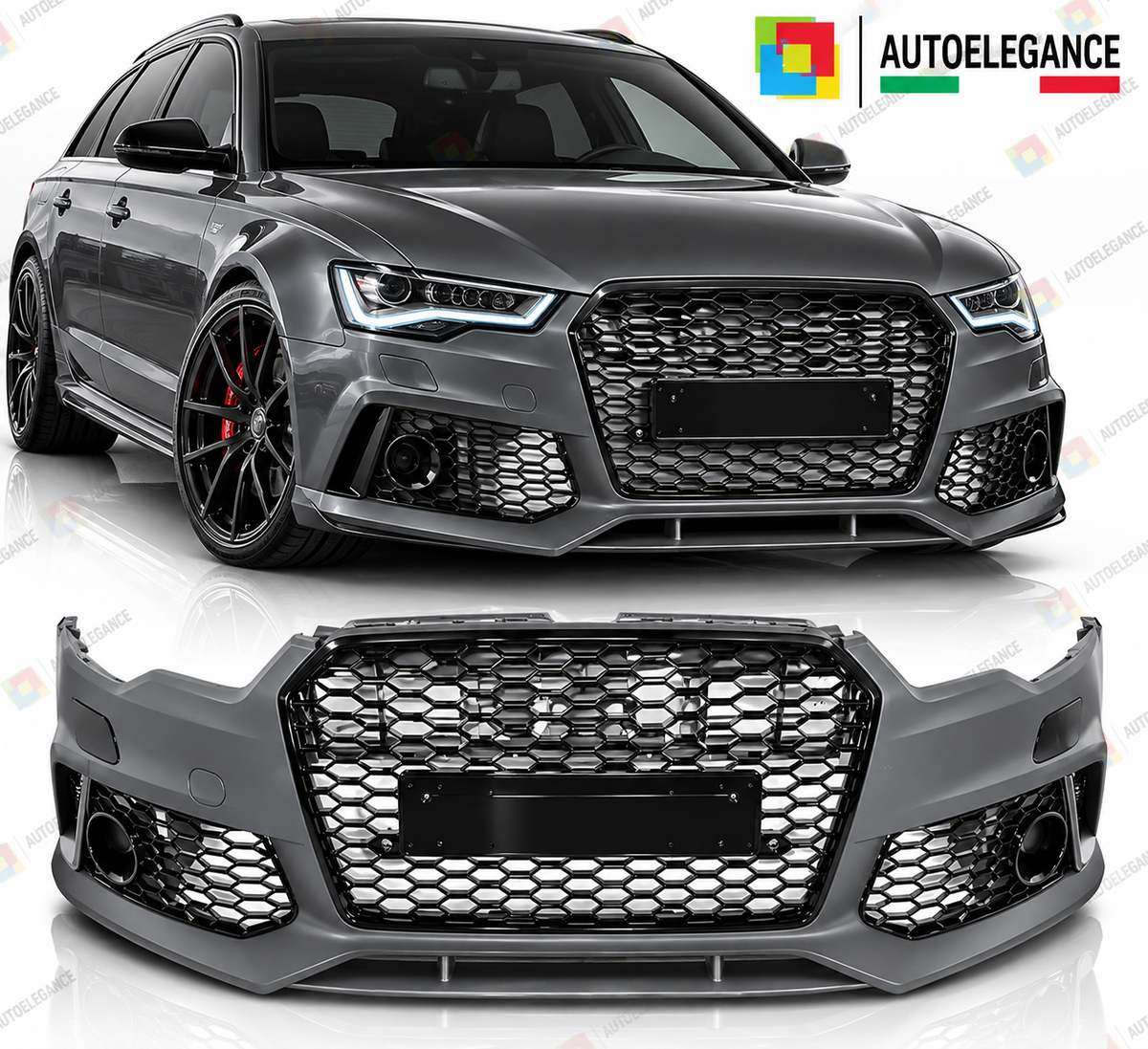 PARAURTI ANTERIORE SPORT adatto per AUDI A6 C7 11-14