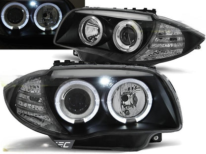 🤩FARI ANGEL EYES NERI ADATTI PER BMW 1 E87/E81/82/88 04-11🤩