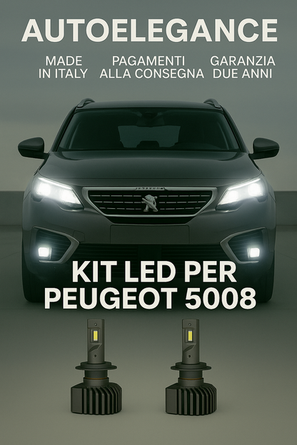 🔥KIT LED D1S 6000K Anabbaglianti per Peugeot 5008 | Bianco CANBUS🔥
