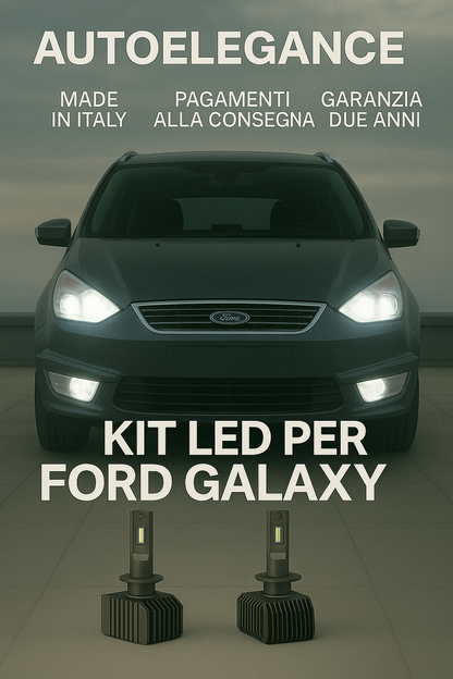 🔥KIT LED D1S 6000K Anabbaglianti per Ford Galaxy | Bianco CANBUS🔥