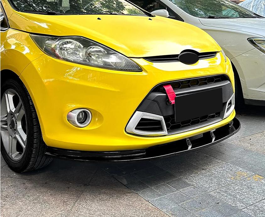 💕ART.8347 SPLITTER For Ford Fiesta MK7 2008-2012 NERO  LUCIDO  💕