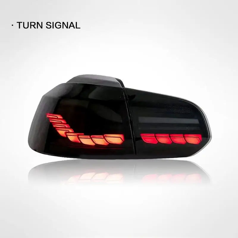 💎FANALI POSTERIORI ADATTI PER VW GOLF VI 2009-2013 ROSSO💎