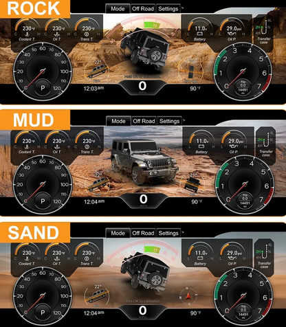 💕 VIRTUAL COCKPIT  JEEP  Wrangler JK 2007-2010 💕