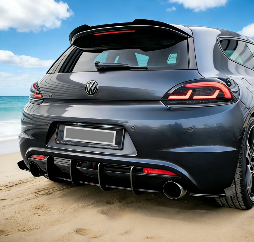💕 SPOILER  VW Scirocco MK3 Standard 2008-2014  NERO LUCIDO 💕