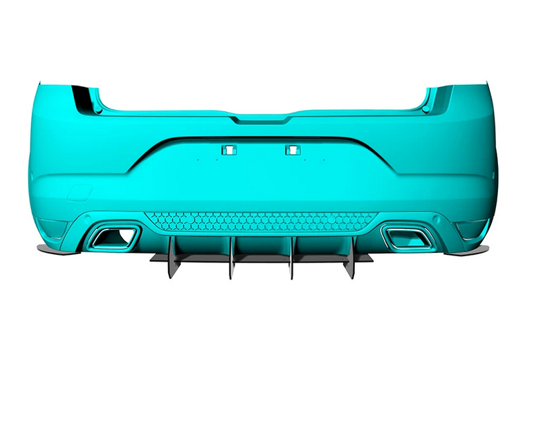 💕ART.8351 SPLITTER POSTERIORI  Renault Megane GT Style 2015 - 2020  💕