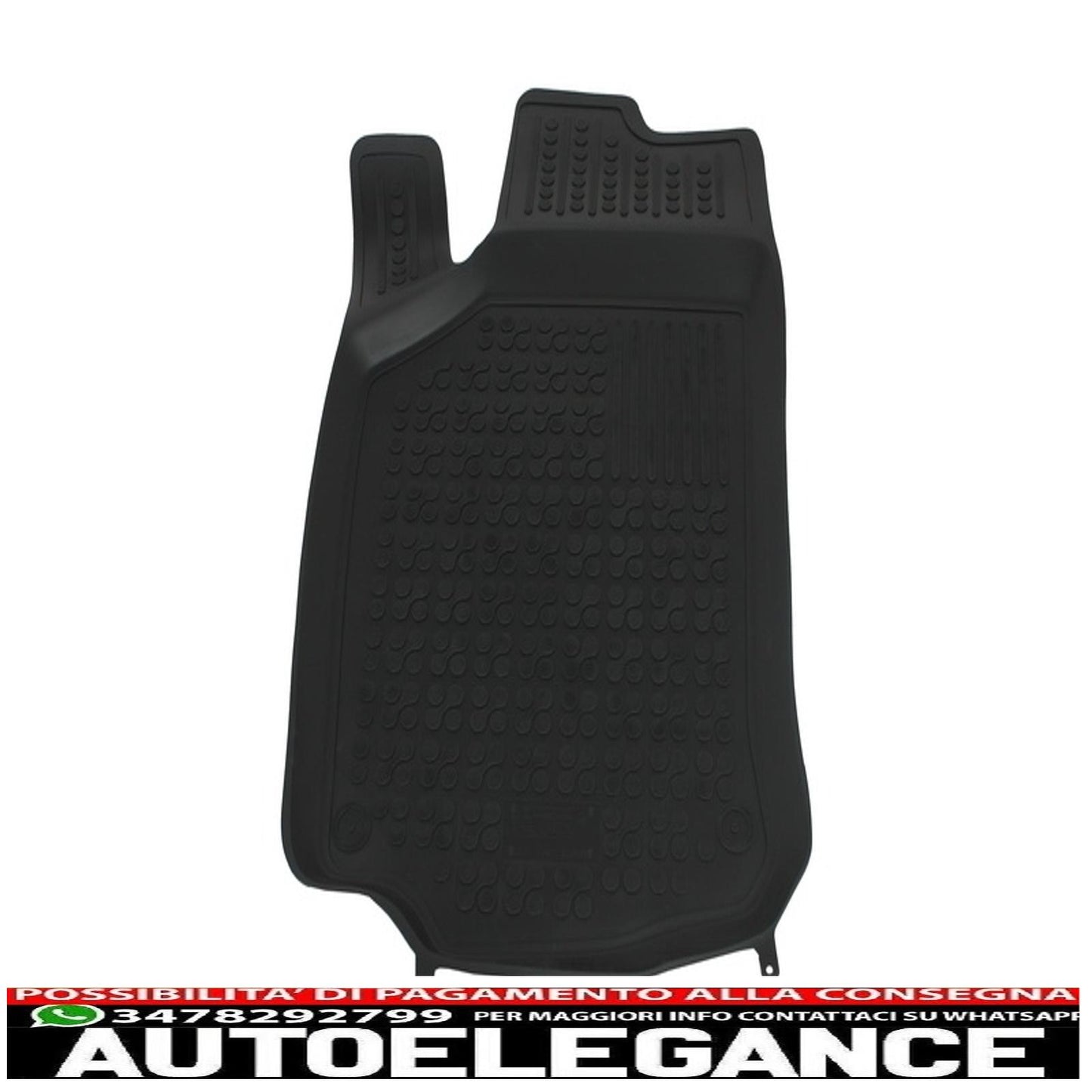 Black rubber mat suitable for opel corsa c 2000-2006