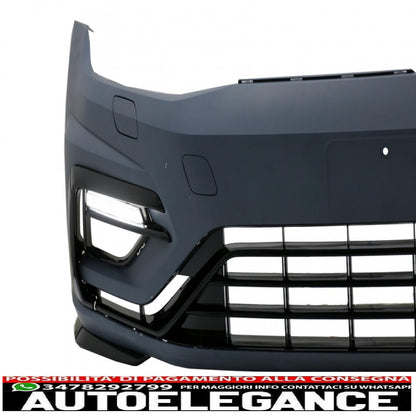 front bumper with led daytime running lights suitable for vw golf 7.5 (2017-2020) r design