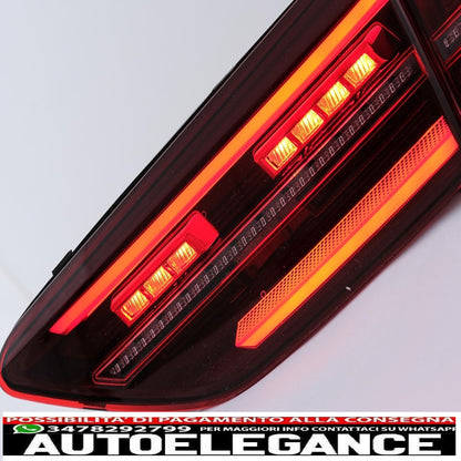 full led rear lights suitable for vw golf viii hatchback mk8 mqb (2020-up) dynamic sequential cornering lights