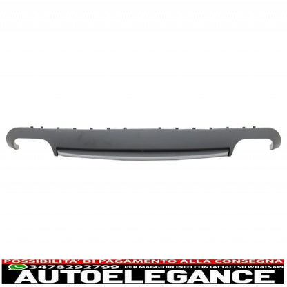 Diffusore mantovana paraurti posteriore adatto per audi a5 8t 4d sportback s-line non restyling (2007-2011) con terminali di scarico