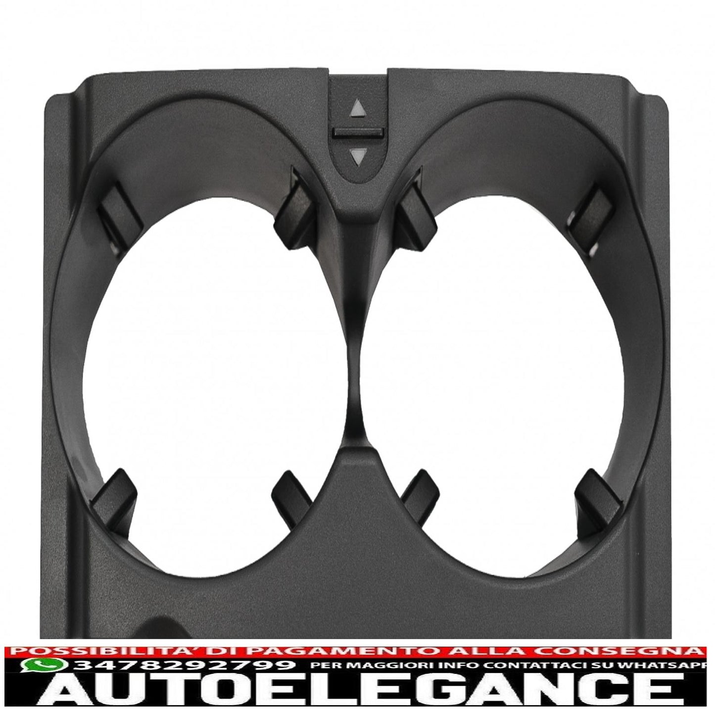 Front cup holder suitable for mercedes e class w212 s212 (2009-2016) black