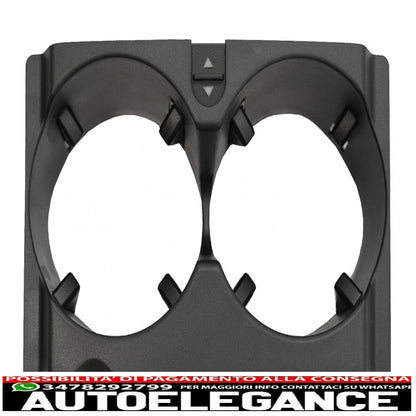 Front cup holder suitable for mercedes e class w212 s212 (2009-2016) black