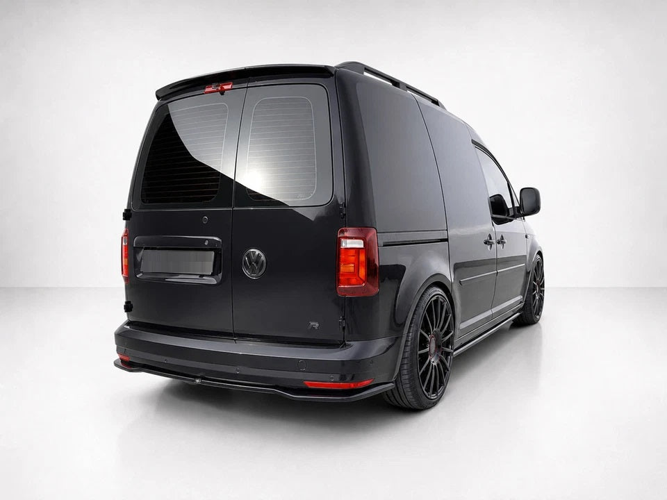 👉Splitter posteriore per Volkswagen Caddy MK4 (2015-2020) in ABS nero lucido👈