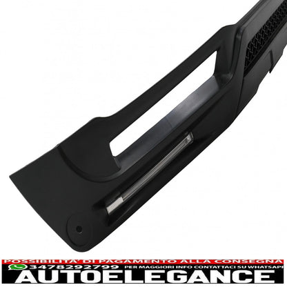 spoiler paraurti anteriore led drl estensione adatto per mercedes classe g facelift w463 w464 g350 g400 g500 (2018-)