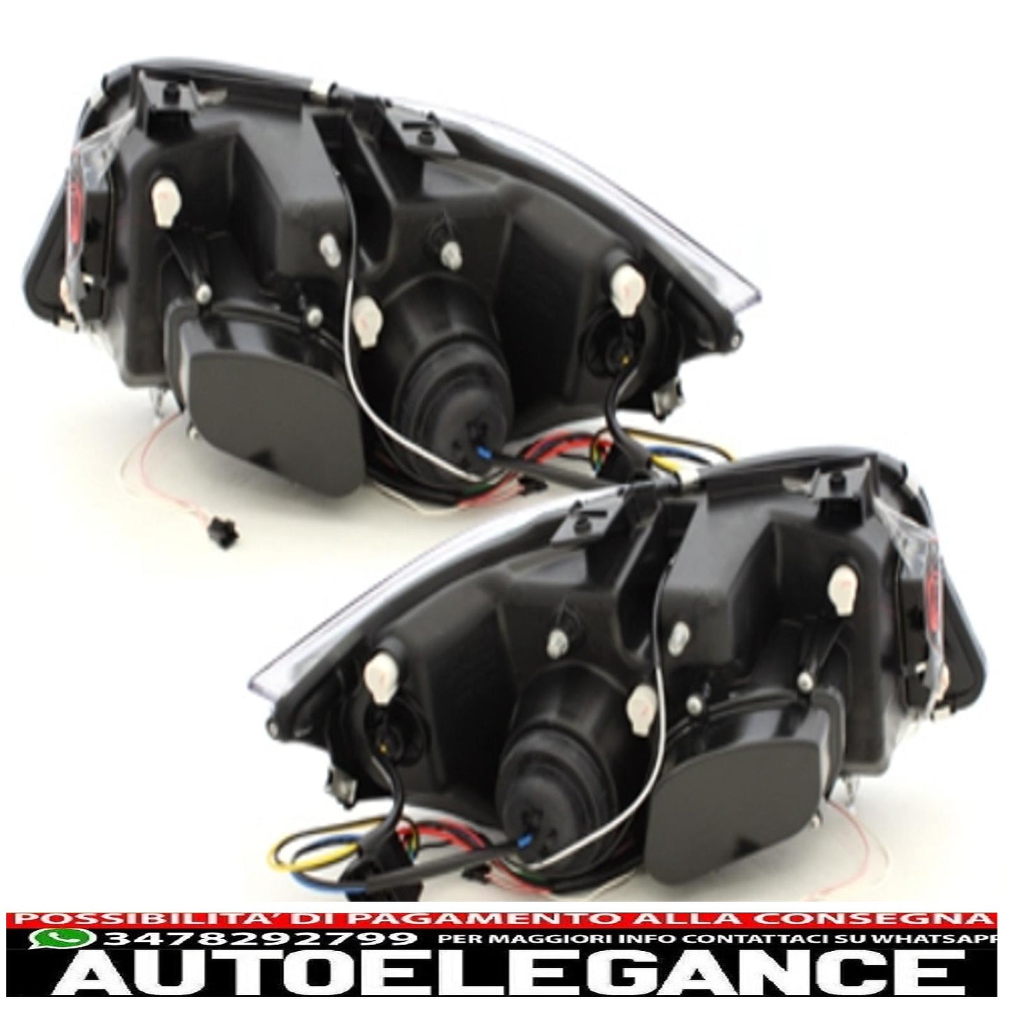 headlights suitable for bmw e90/e91 3er_2 ccfl halo rims_black 