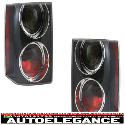 Rear lights suitable for Land Range Rover Vogue III L322 (2002-2009) Halogen Bulb Supercharged Facelift Smoke Edition design