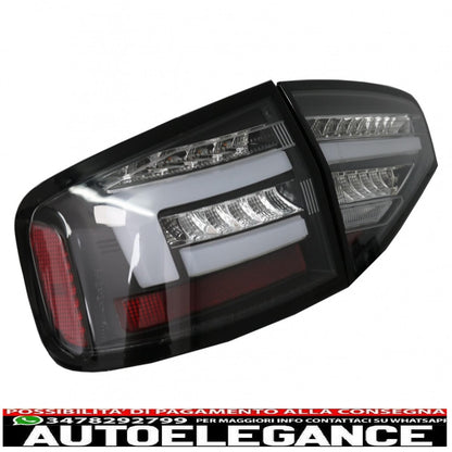 led rear lights suitable for audi a4 b8 sedan (2012-2015) red black dynamic sequential cornering lights
