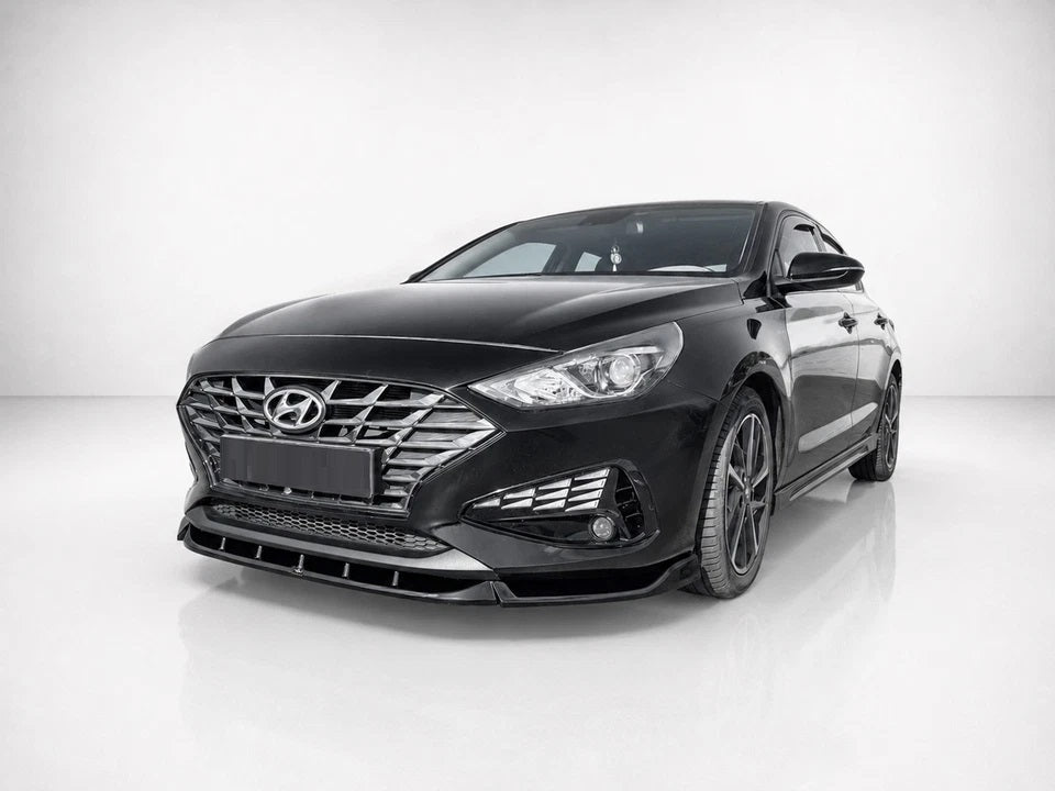 👉Splitter anteriore per Hyundai i30 MK3 facelift (2020-) ABS nero lucido👈