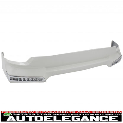 Front bumper spoiler lip suitable for toyota land cruiser fj200 (2008-2011) retrofit (2008-2011) to (2012-2014) pearl white model