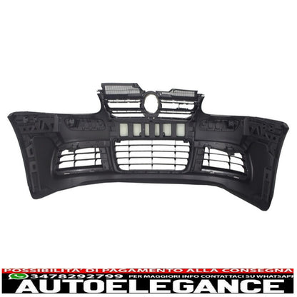 paraurti anteriore adatto per vw golf v 5 (2003-2007) jetta (2005-2010) r32 piano griglia nera lucida