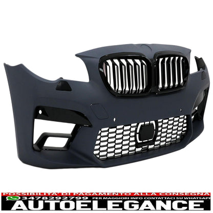 Front Bumper Grille for BMW 5 Series F10 F11 2011-2017 M5 2020 Look-show original titleOriginal textFrontstoßstange Gitter für BMW 5er F10 F11 2011-2017 M5 2020 Look
