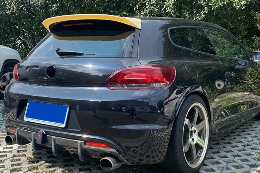 SPOILER SUITABLE FOR VW SCIROCCO 2008-2014 (PRE-LIFT) RAW LOOK SPORTY DESIGN