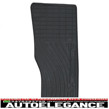 Premium tenzo-r black rubber floor mats suitable for Land Range Rover Sport L494 (2013-2017)