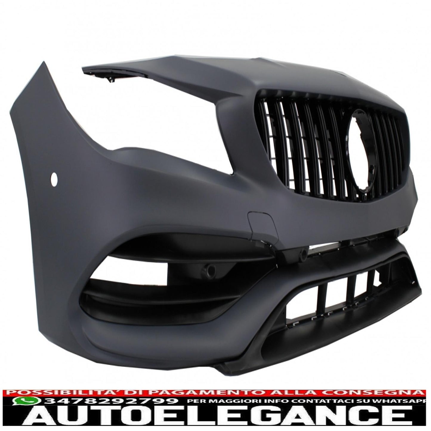 kit carrozzeria completo adatto per mercedes cla c117 w117 (2013-2018) restyling cla45 design griglia anteriore