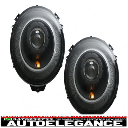 original look bi-xenon headlights suitable for mercedes g-class w463 (2005-2017) black 