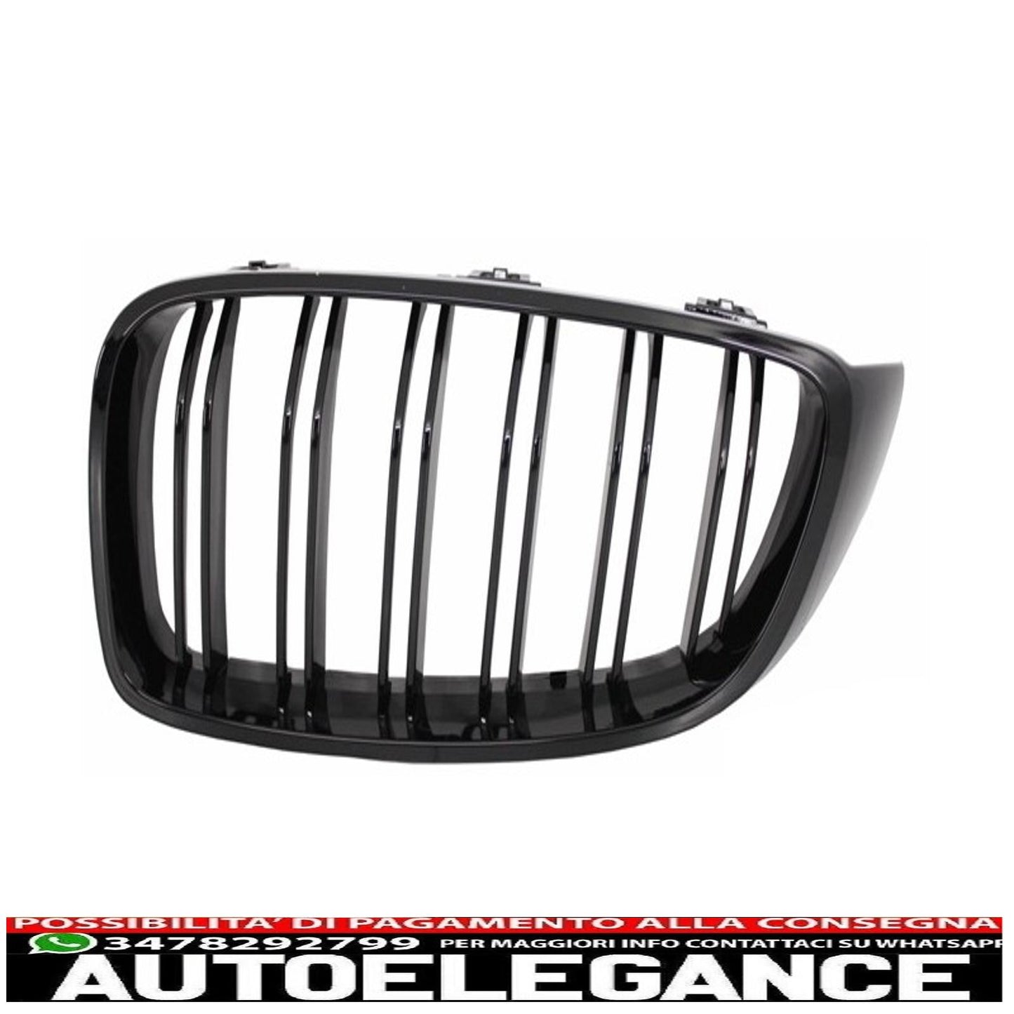 pacchetto di conversione al design M Performance griglie centrali con spoiler sul bagagliaio e coperture degli specchietti adatto per BMW Serie 4 Coupé F32 (2013-up) diffusore d'aria nero opaco