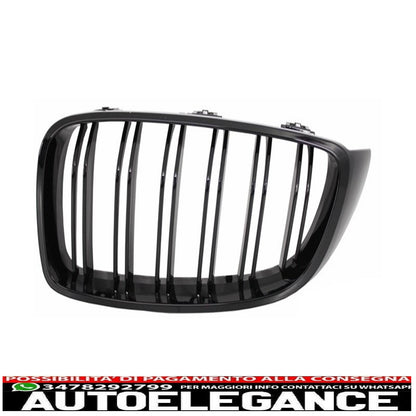 pacchetto di conversione al design M Performance griglie centrali con spoiler sul bagagliaio e coperture degli specchietti adatto per BMW Serie 4 Coupé F32 (2013-up) diffusore d'aria nero opaco