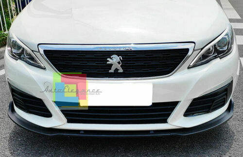 SPLITTER PER PEUGEOT 308 II LAMA SOTTO PARAURTI ANTERIORE IN ABS LOOK SPORTIVO