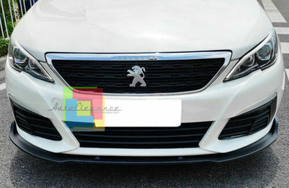 SPLITTER PER PEUGEOT 308 II LAMA SOTTO PARAURTI ANTERIORE IN ABS LOOK SPORTIVO