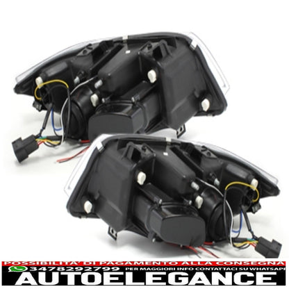 headlights suitable for bmw 3 series e90 e91 (03.2005-08.2008) angel eye 2 halo rings 
