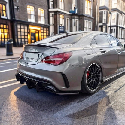 SPOILER POSTERIORE ADATTO PER MERCEDES-BENZ CLA C117 LOOK NERO DESIGN SPORTIVO