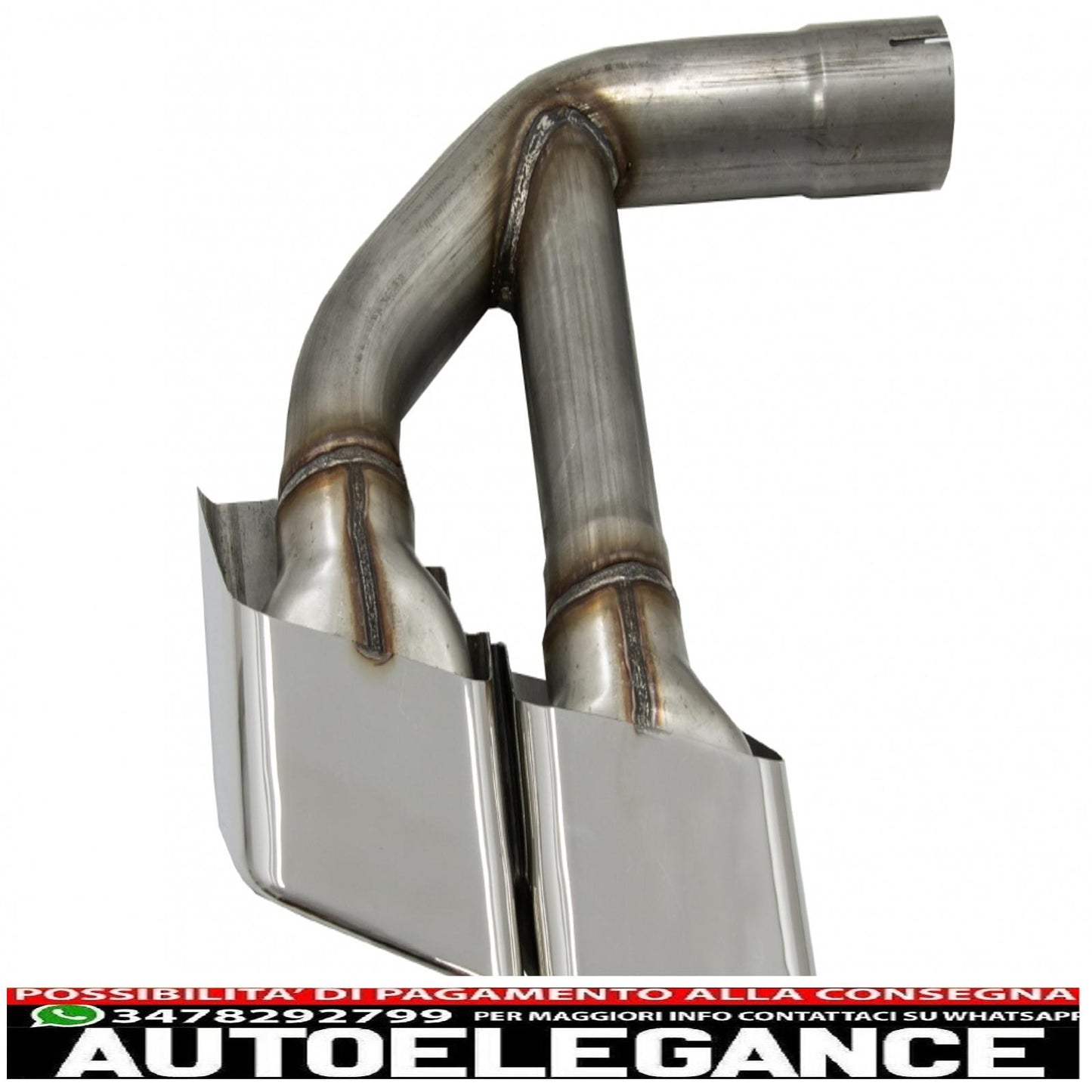Terminali di scarico terminali di scarico adatti per audi q7 4m (2015-2019) sq7 design solo cromati 3.0 benzina benzina