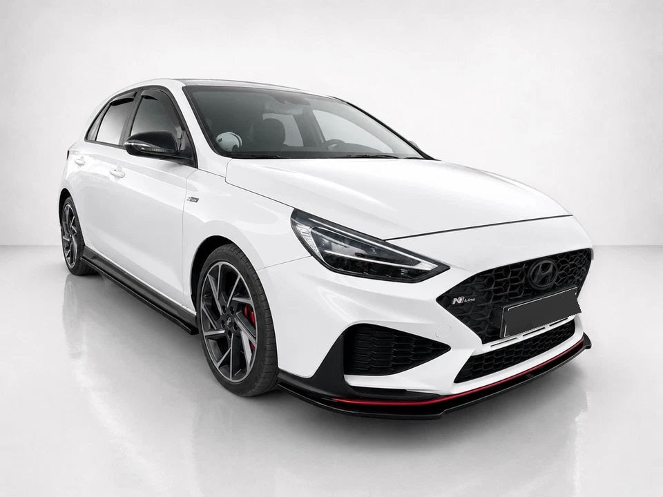 👉Gonne Laterali Prolunghe per Hyundai i30 N MK3 2016+ Nero Lucido👈
