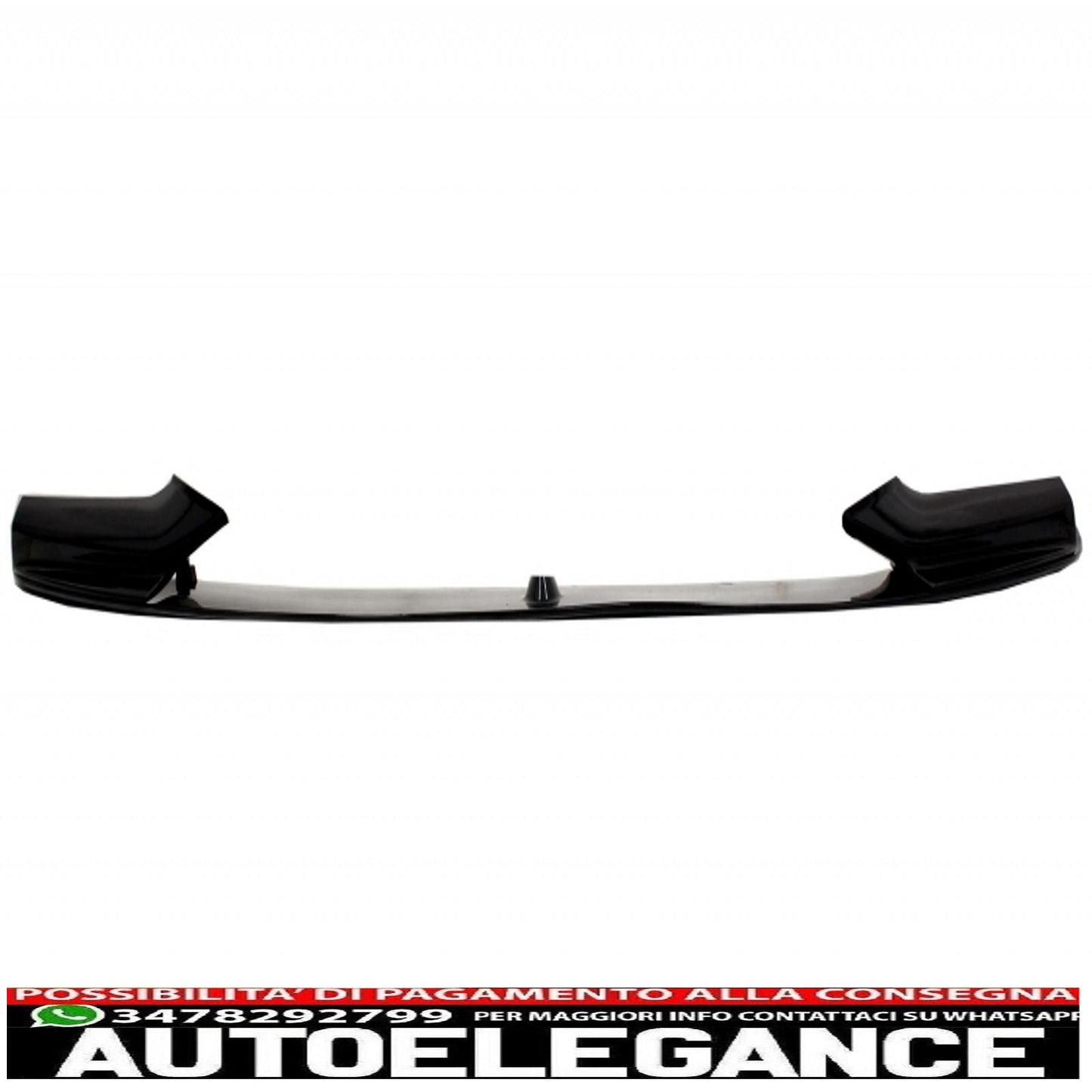 Labbro spoiler paraurti anteriore adatto per bmw serie 5 f10 f11 (2011-2017) con diffusore d'aria a doppia uscita e finali marmitta m-performance pianoforte nero