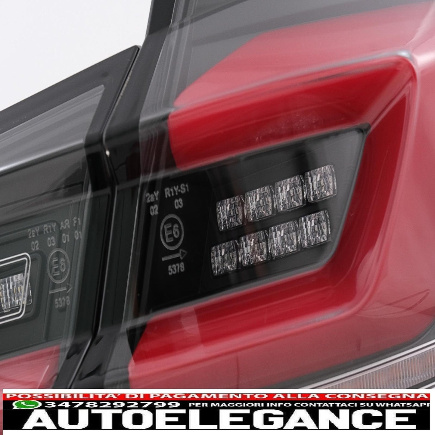 Full LED bar rear lights suitable for BMW 5 Series F10 (2011-2017) Dynamic sequential direction indicators black line