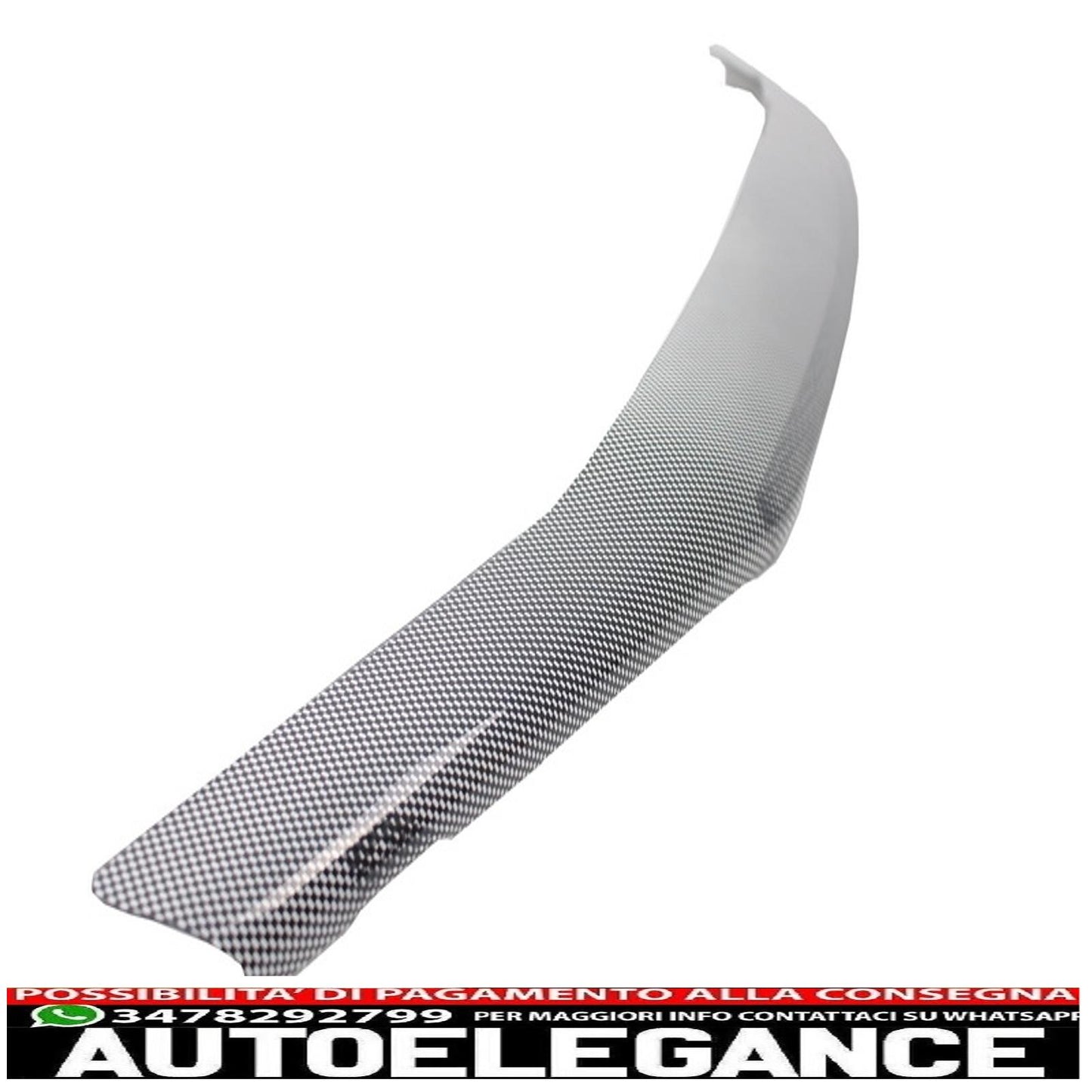 Bonnet protection sand deflector suitable for Dacia Duster (2009-up) Nissan Terrano (2014-up) carbon design