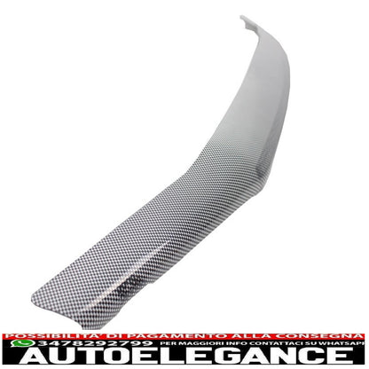 Bonnet protection sand deflector suitable for Dacia Duster (2009-up) Nissan Terrano (2014-up) carbon design