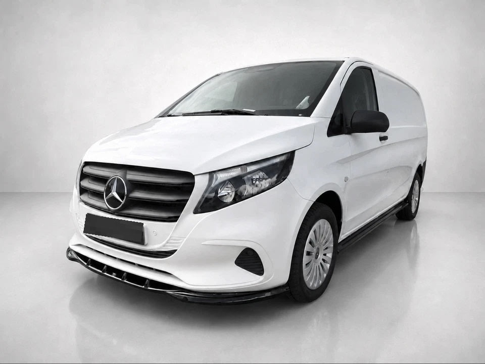 👉Splitter anteriore per Mercedes Vito W447 facelift (2024-) ABS nero lucido👈